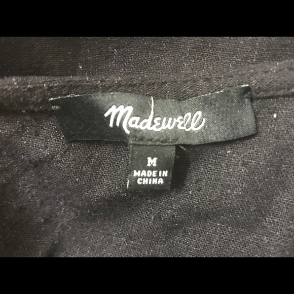 ❗️SOLD❗️Madewell Black Mirasol Jumpsuit MSRP $148 - Picture 7 of 7